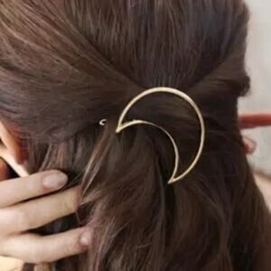 *Jade* Moon Hair Clip